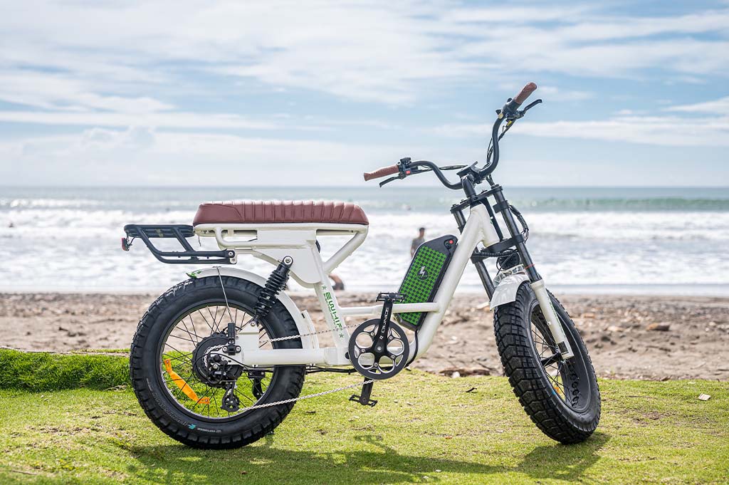 El Camino Electric Moped by EWhip Electric Moto Company Costa Rica(White)