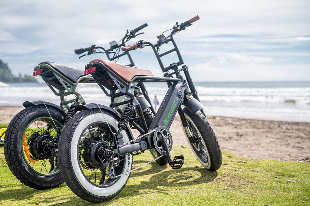 La Cabra Electric Moped by EWhip Electric Moto Company Costa Rica(Green & Black)